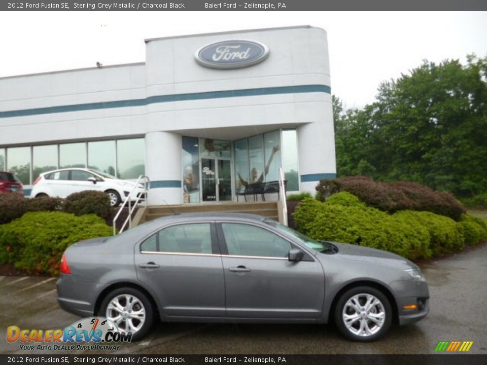 2012 Ford Fusion SE Sterling Grey Metallic / Charcoal Black Photo #1