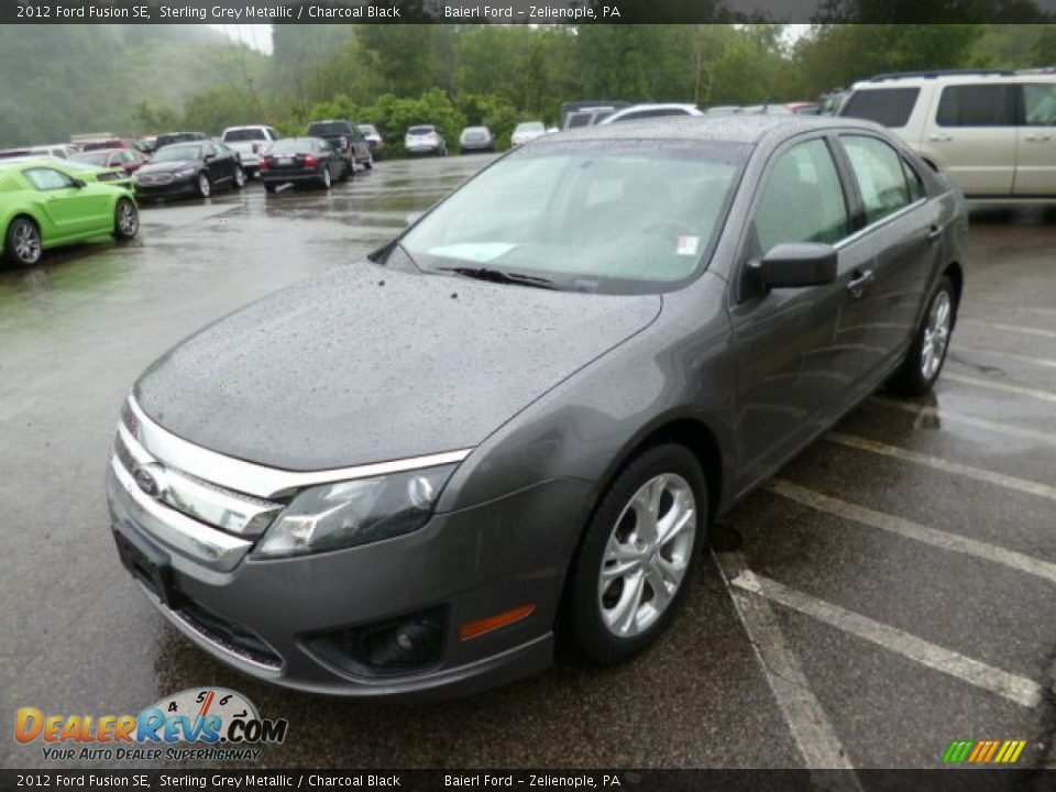 2012 Ford Fusion SE Sterling Grey Metallic / Charcoal Black Photo #4