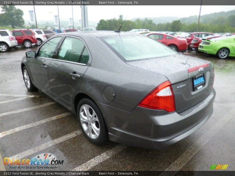 2012 Ford Fusion SE Sterling Grey Metallic / Charcoal Black Photo #5
