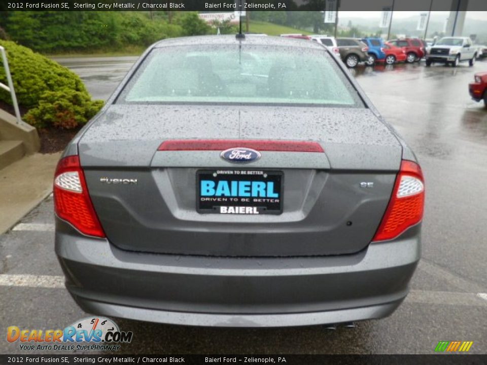 2012 Ford Fusion SE Sterling Grey Metallic / Charcoal Black Photo #6