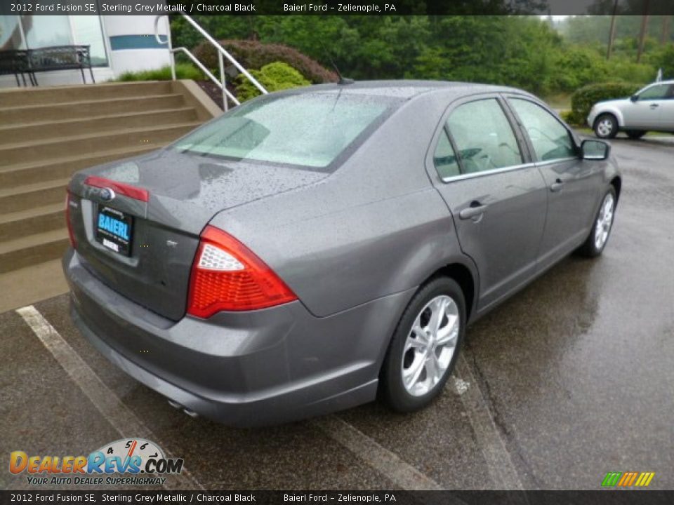 2012 Ford Fusion SE Sterling Grey Metallic / Charcoal Black Photo #7
