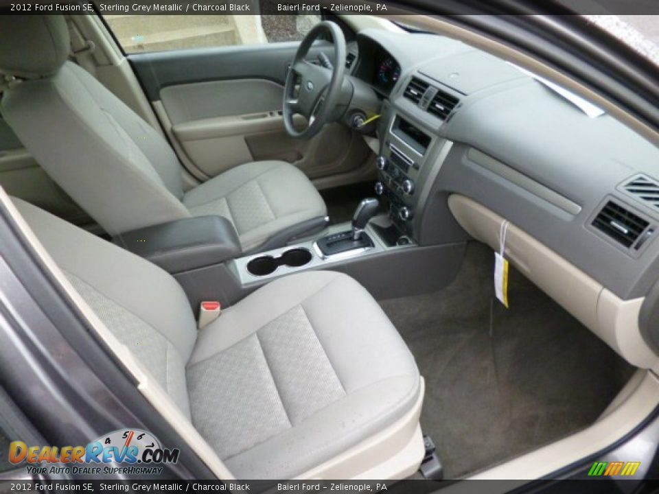 2012 Ford Fusion SE Sterling Grey Metallic / Charcoal Black Photo #9