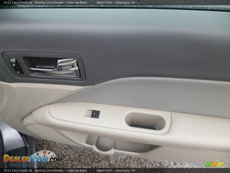 2012 Ford Fusion SE Sterling Grey Metallic / Charcoal Black Photo #10