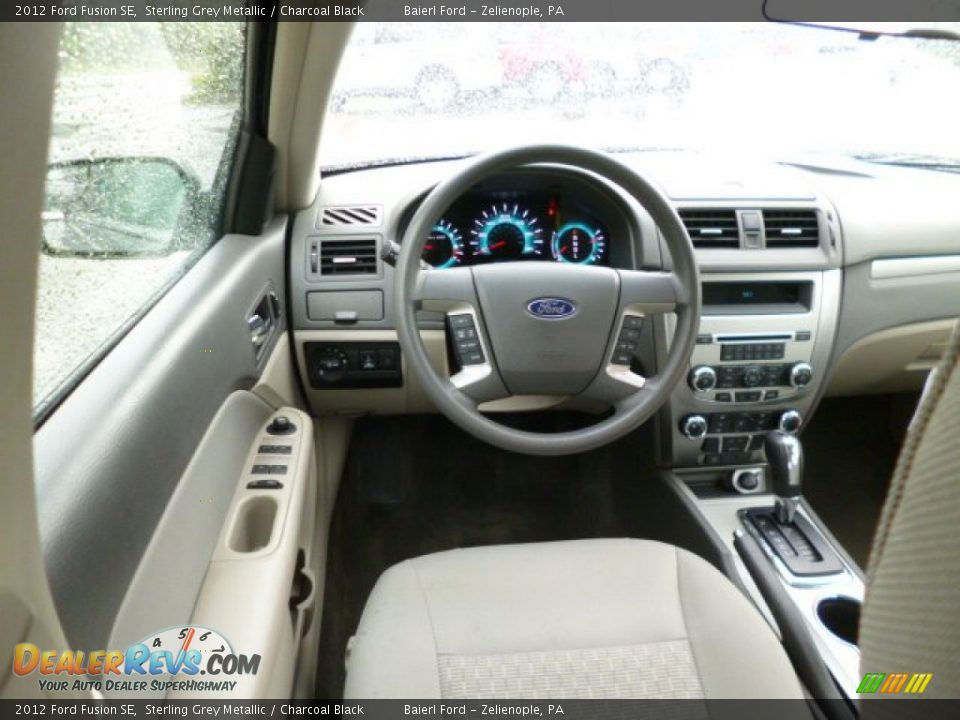 2012 Ford Fusion SE Sterling Grey Metallic / Charcoal Black Photo #14