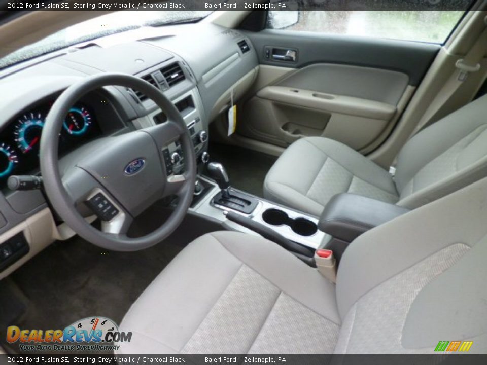 2012 Ford Fusion SE Sterling Grey Metallic / Charcoal Black Photo #16