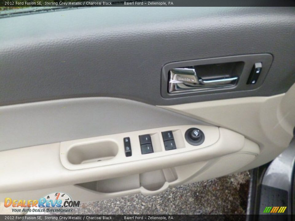 2012 Ford Fusion SE Sterling Grey Metallic / Charcoal Black Photo #17