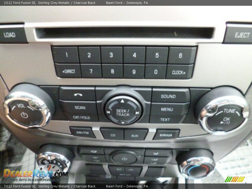 2012 Ford Fusion SE Sterling Grey Metallic / Charcoal Black Photo #19