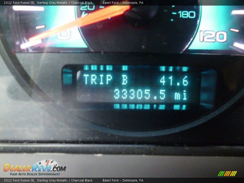 2012 Ford Fusion SE Sterling Grey Metallic / Charcoal Black Photo #20