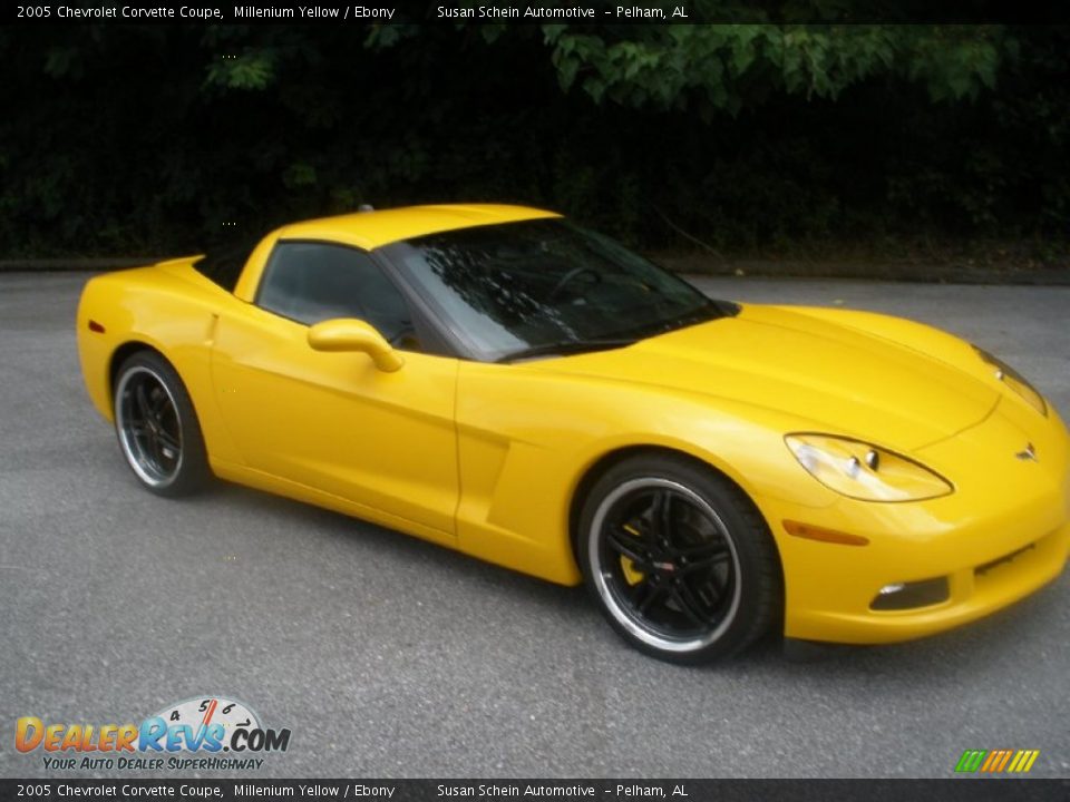 2005 Chevrolet Corvette Coupe Millenium Yellow / Ebony Photo #1