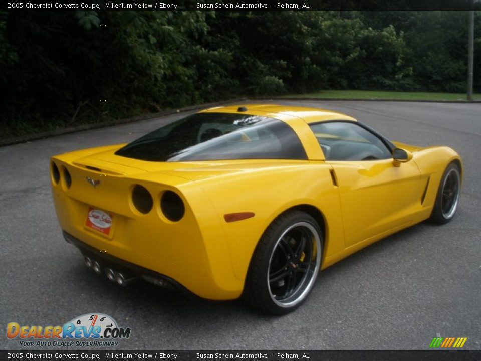 2005 Chevrolet Corvette Coupe Millenium Yellow / Ebony Photo #3