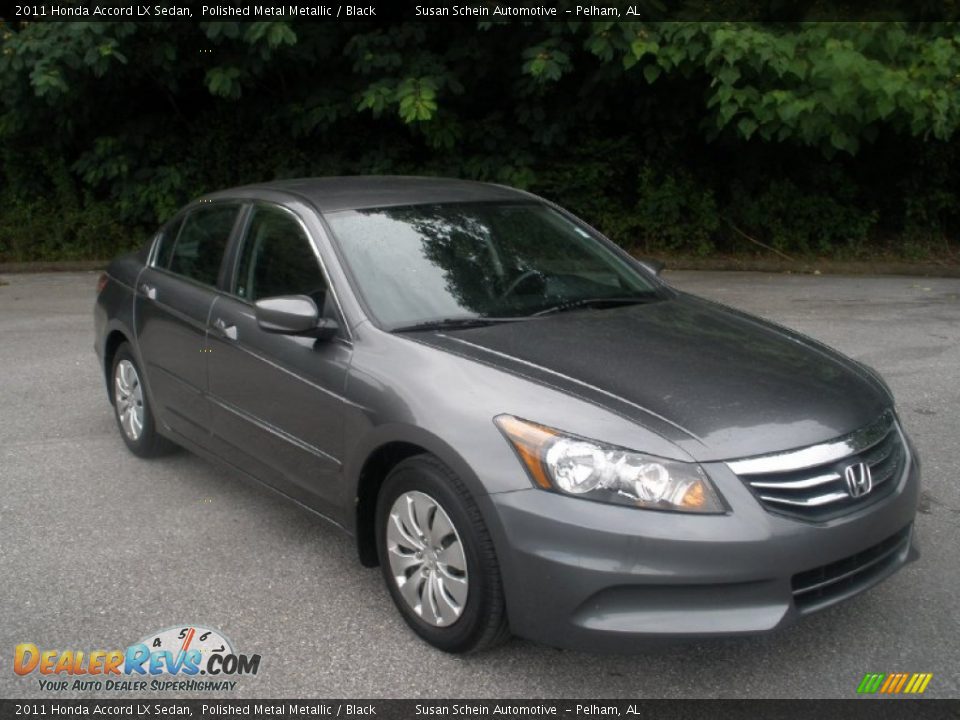 2011 Honda Accord LX Sedan Polished Metal Metallic / Black Photo #1