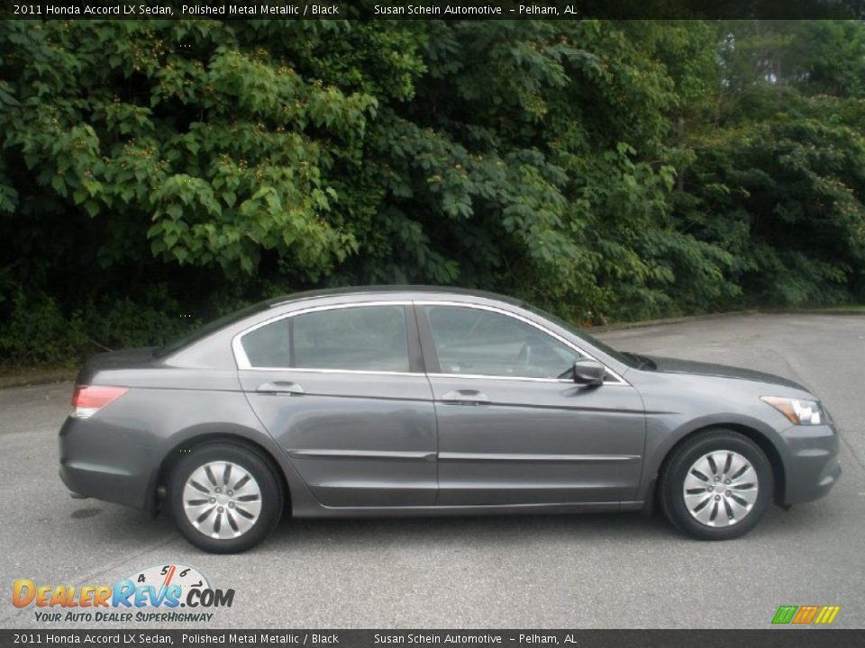 2011 Honda Accord LX Sedan Polished Metal Metallic / Black Photo #2