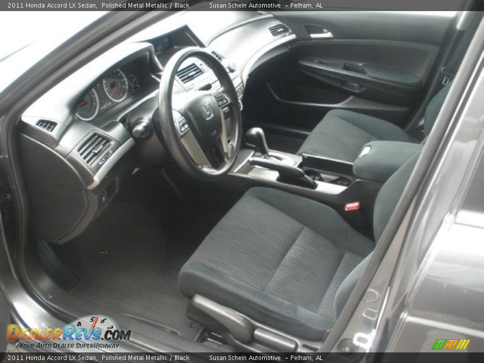 2011 Honda Accord LX Sedan Polished Metal Metallic / Black Photo #5
