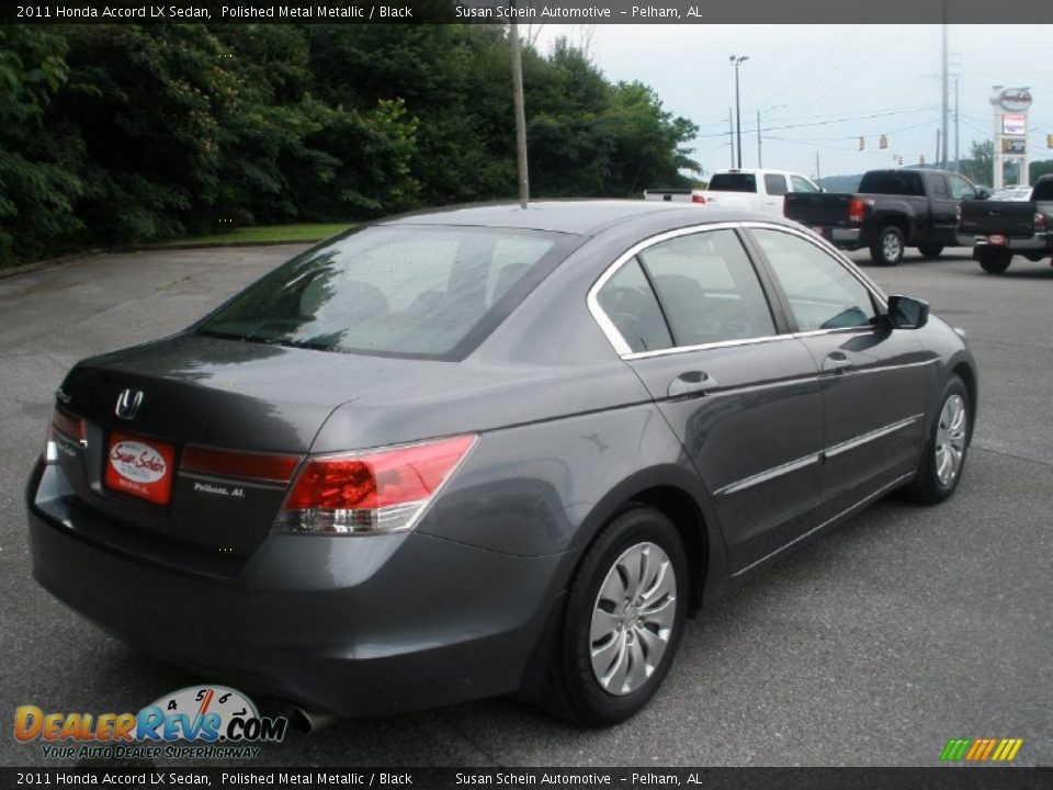 2011 Honda Accord LX Sedan Polished Metal Metallic / Black Photo #9