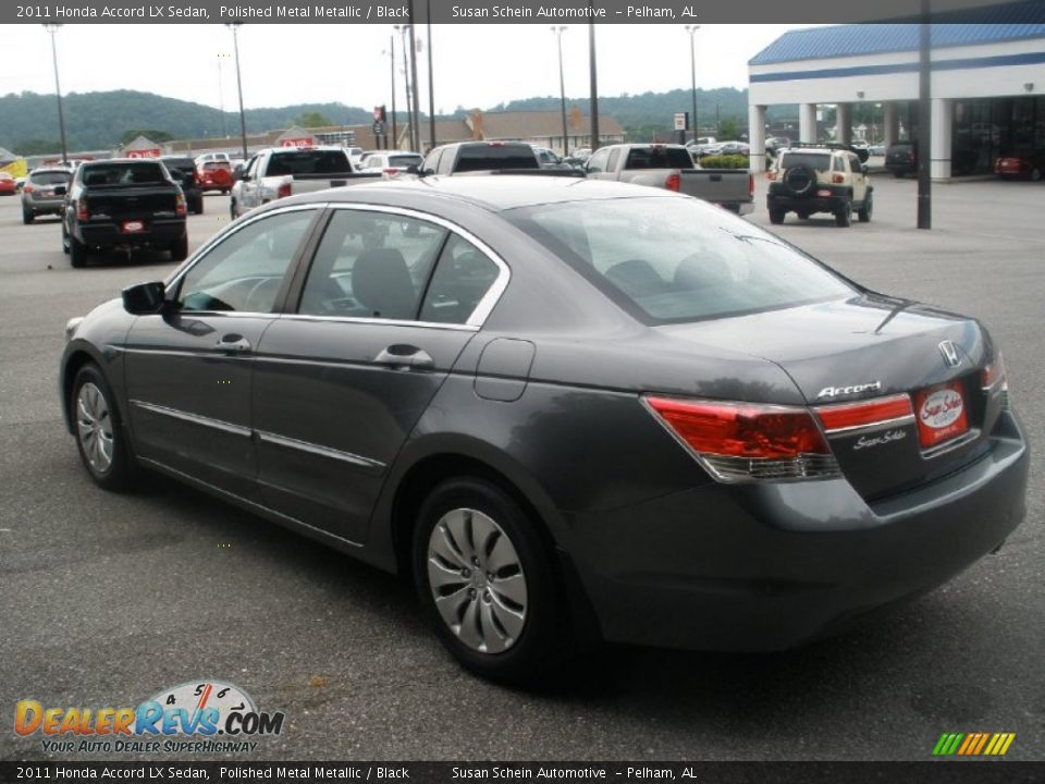 2011 Honda Accord LX Sedan Polished Metal Metallic / Black Photo #11