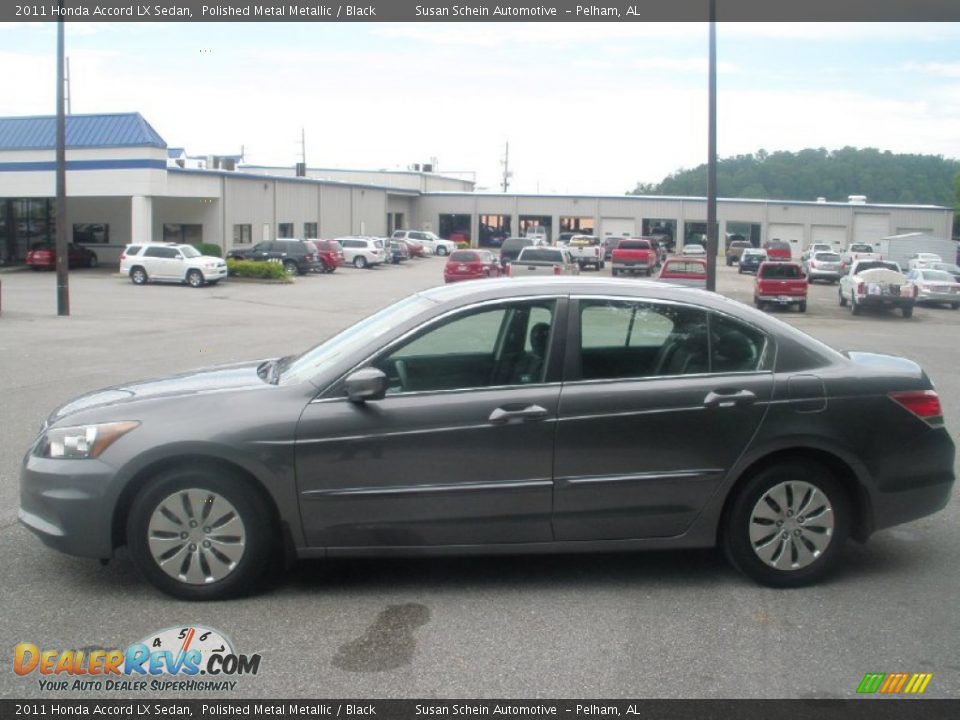2011 Honda Accord LX Sedan Polished Metal Metallic / Black Photo #12
