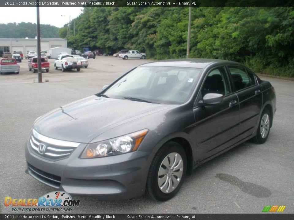 2011 Honda Accord LX Sedan Polished Metal Metallic / Black Photo #13
