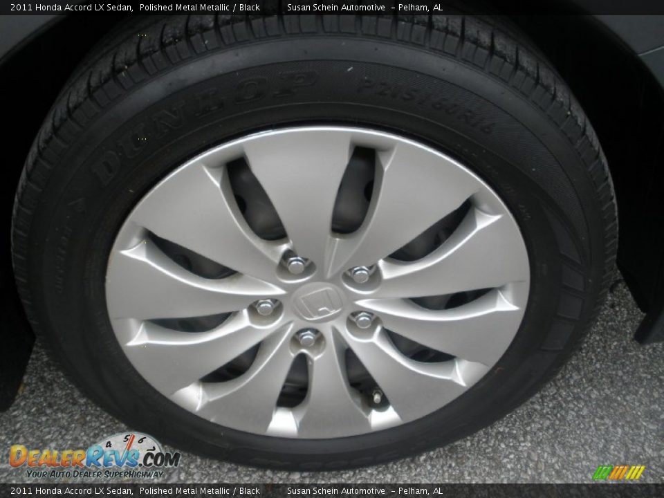 2011 Honda Accord LX Sedan Polished Metal Metallic / Black Photo #15