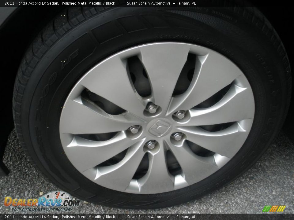 2011 Honda Accord LX Sedan Polished Metal Metallic / Black Photo #18