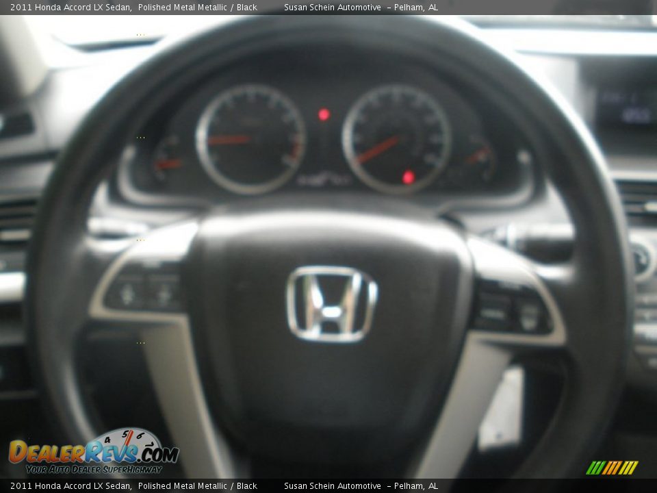 2011 Honda Accord LX Sedan Polished Metal Metallic / Black Photo #24