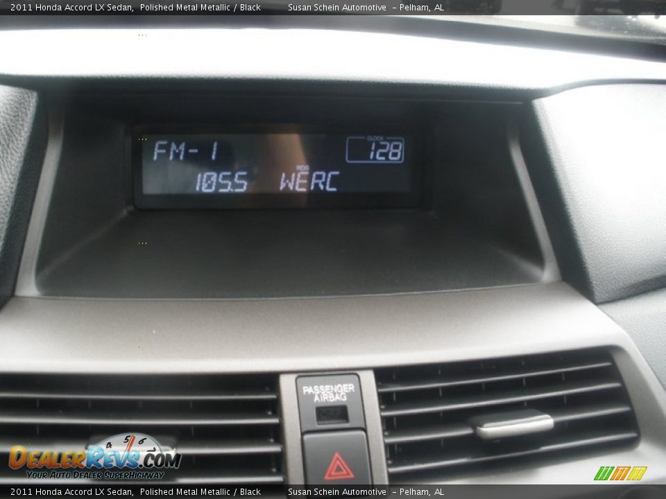 2011 Honda Accord LX Sedan Polished Metal Metallic / Black Photo #26