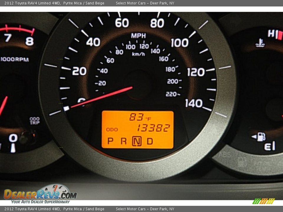 2012 Toyota RAV4 Limited 4WD Pyrite Mica / Sand Beige Photo #16