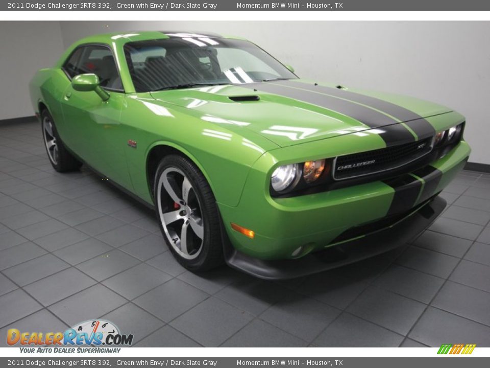 2011 Dodge Challenger SRT8 392 Green with Envy / Dark Slate Gray Photo #1