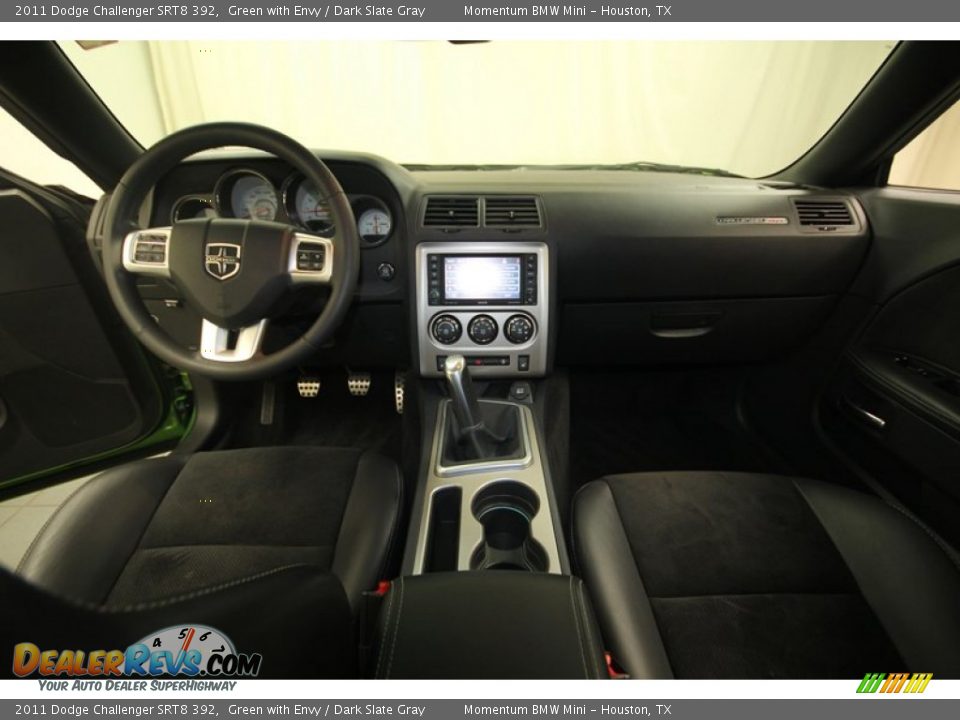 2011 Dodge Challenger SRT8 392 Green with Envy / Dark Slate Gray Photo #4