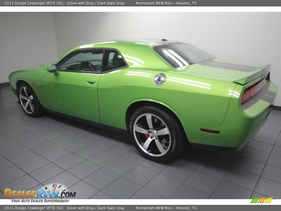2011 Dodge Challenger SRT8 392 Green with Envy / Dark Slate Gray Photo #5