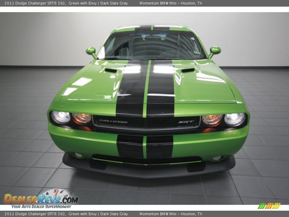 2011 Dodge Challenger SRT8 392 Green with Envy / Dark Slate Gray Photo #6