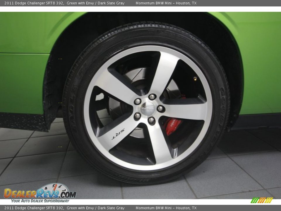 2011 Dodge Challenger SRT8 392 Green with Envy / Dark Slate Gray Photo #10