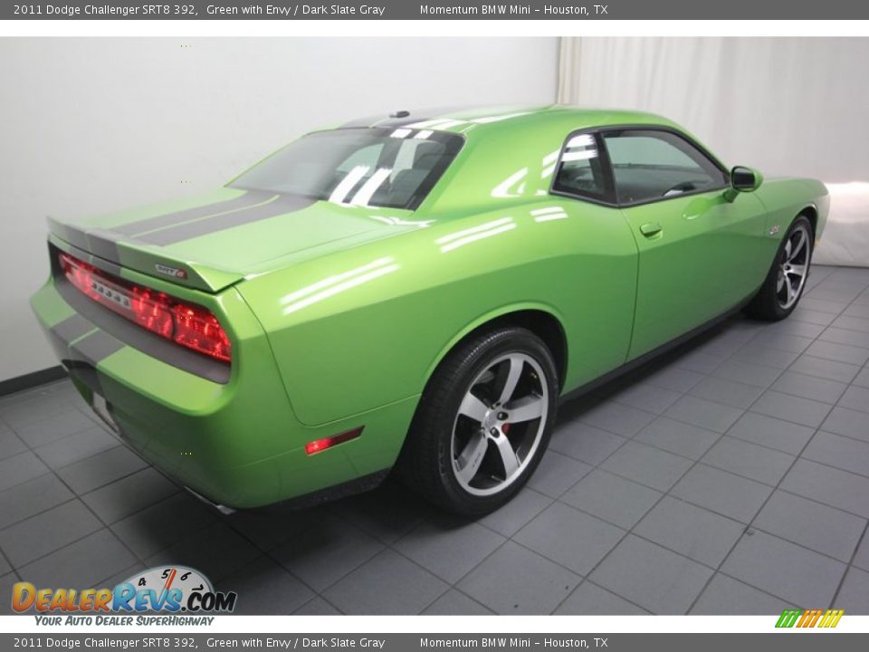 2011 Dodge Challenger SRT8 392 Green with Envy / Dark Slate Gray Photo #11