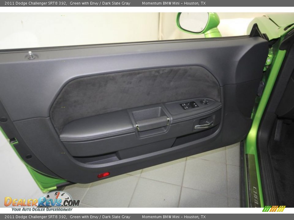 2011 Dodge Challenger SRT8 392 Green with Envy / Dark Slate Gray Photo #15