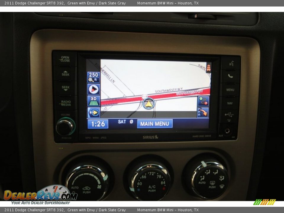 2011 Dodge Challenger SRT8 392 Green with Envy / Dark Slate Gray Photo #22