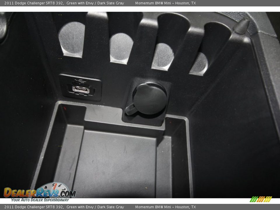 2011 Dodge Challenger SRT8 392 Green with Envy / Dark Slate Gray Photo #26