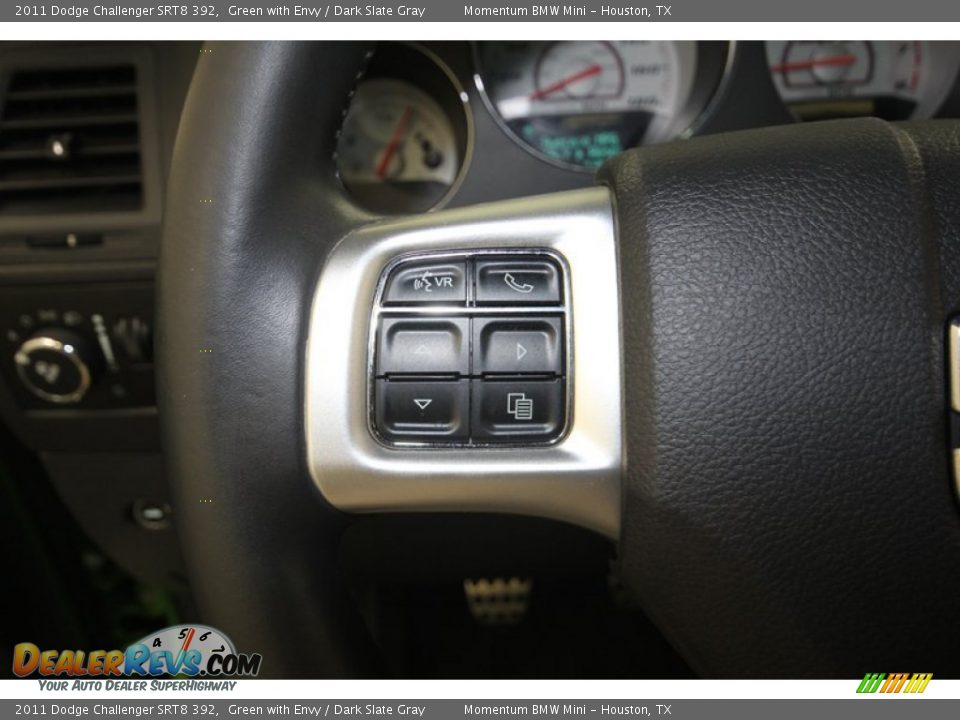 2011 Dodge Challenger SRT8 392 Green with Envy / Dark Slate Gray Photo #30