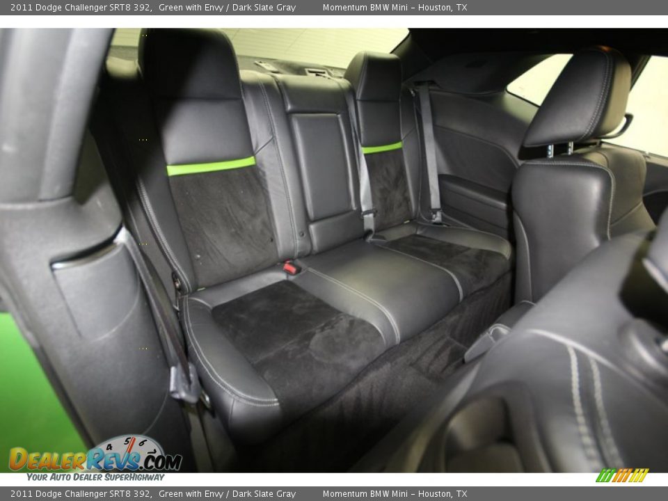 2011 Dodge Challenger SRT8 392 Green with Envy / Dark Slate Gray Photo #36