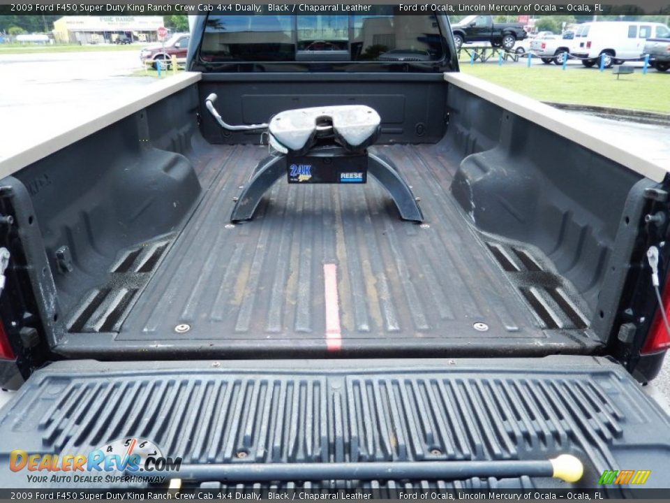 2009 Ford F450 Super Duty King Ranch Crew Cab 4x4 Dually Black / Chaparral Leather Photo #5