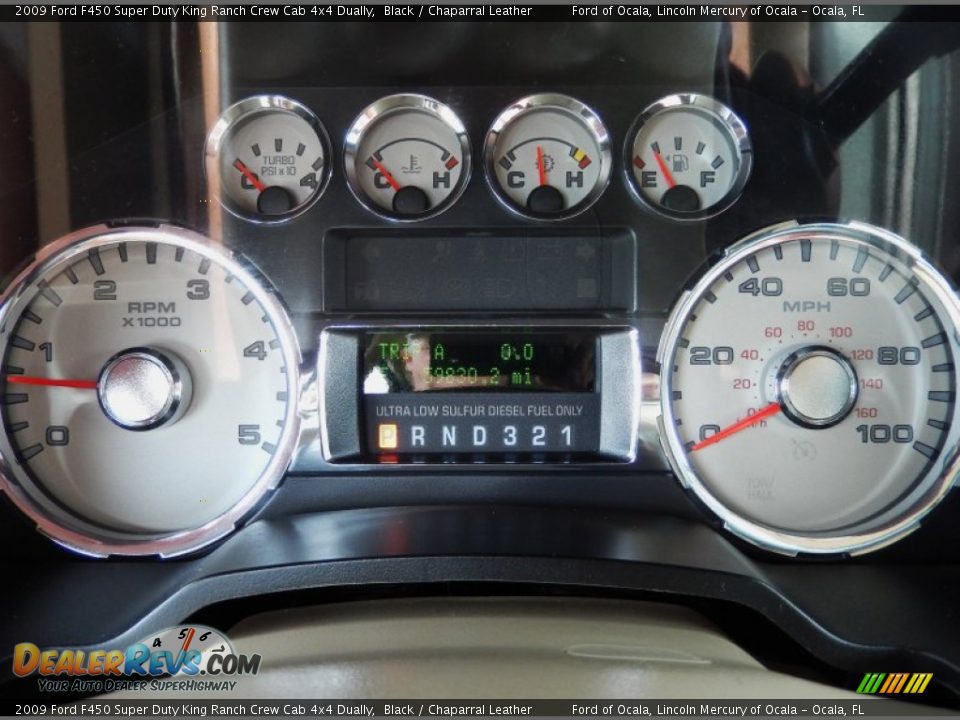 2009 Ford F450 Super Duty King Ranch Crew Cab 4x4 Dually Gauges Photo #26