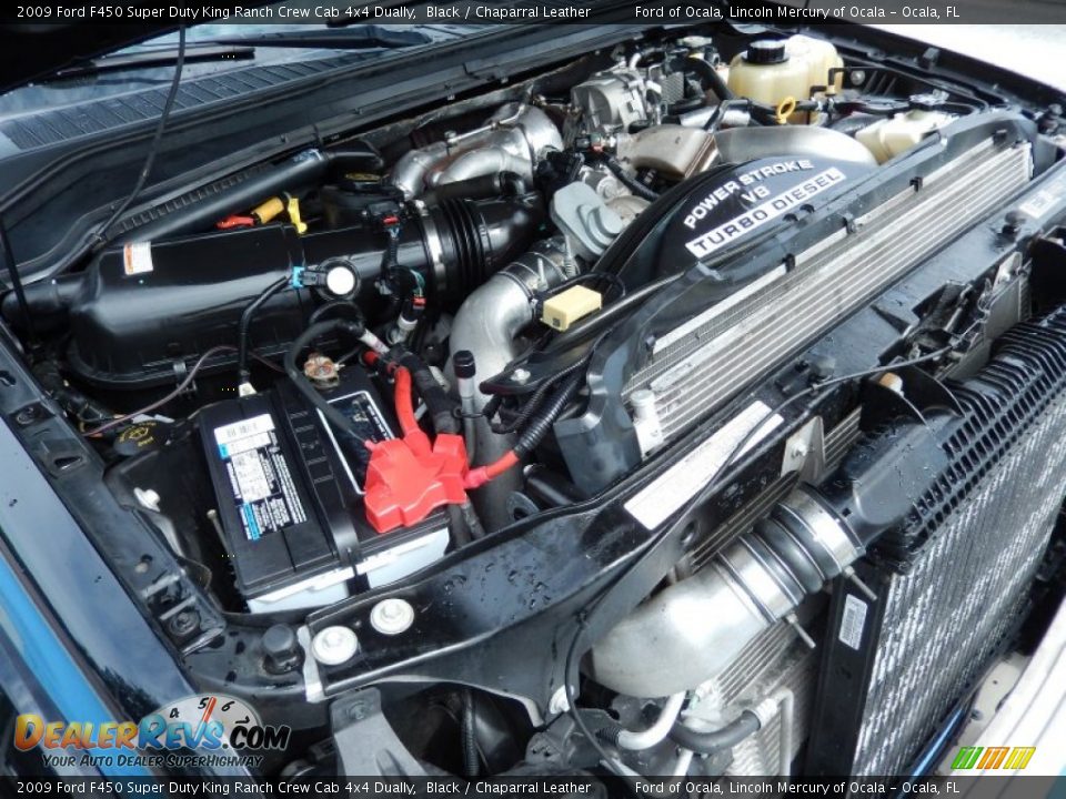 2009 Ford F450 Super Duty King Ranch Crew Cab 4x4 Dually 6.4 Liter OHV 32-Valve Power Stroke Turbo Diesel V8 Engine Photo #30