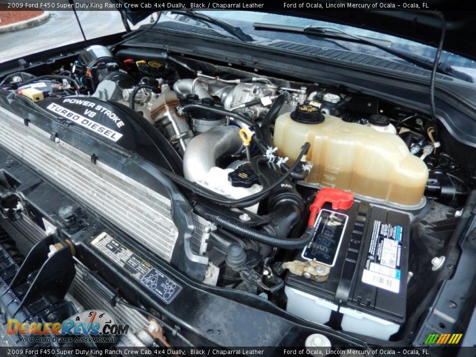 2009 Ford F450 Super Duty King Ranch Crew Cab 4x4 Dually 6.4 Liter OHV 32-Valve Power Stroke Turbo Diesel V8 Engine Photo #31