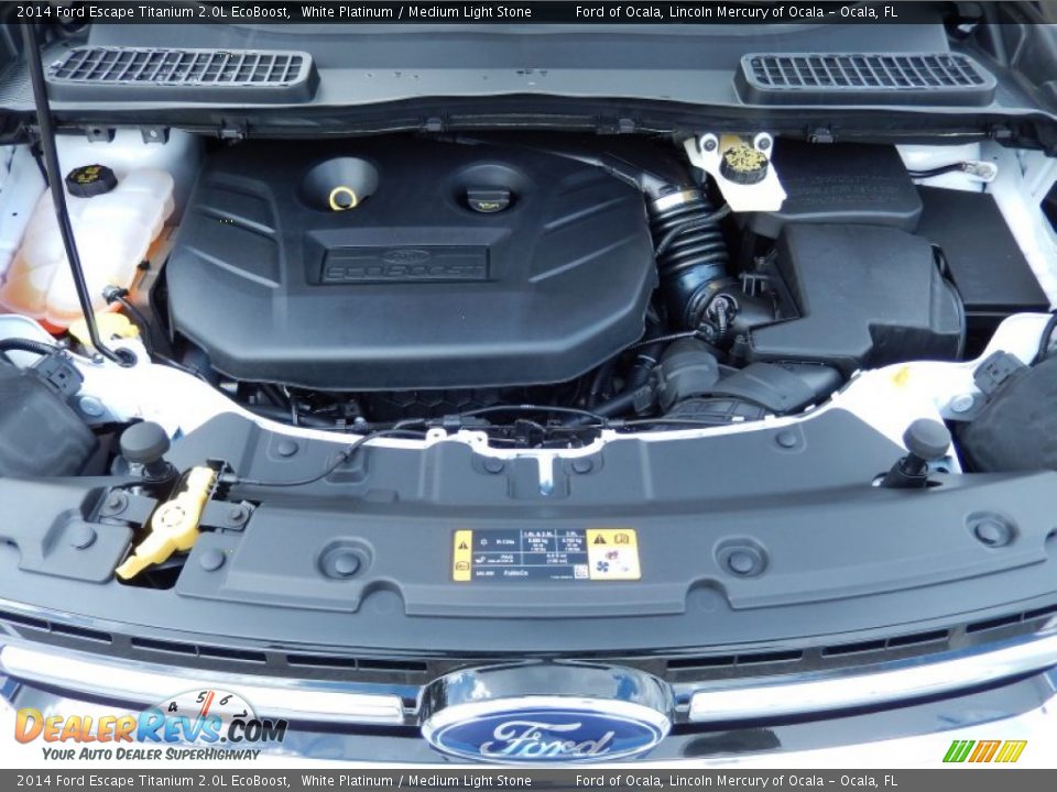 2014 Ford Escape Titanium 2.0L EcoBoost 2.0 Liter GTDI Turbocharged DOHC 16-Valve Ti-VCT EcoBoost 4 Cylinder Engine Photo #11