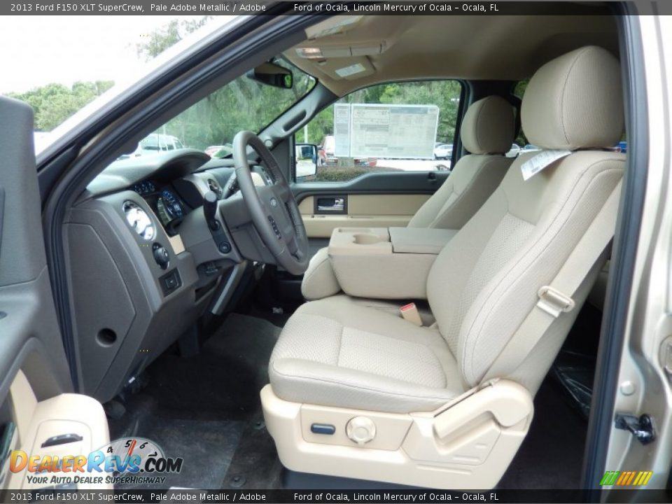 Adobe Interior - 2013 Ford F150 XLT SuperCrew Photo #6