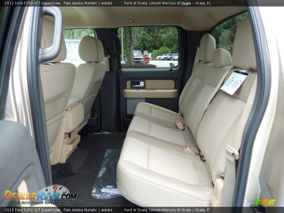 Rear Seat of 2013 Ford F150 XLT SuperCrew Photo #7