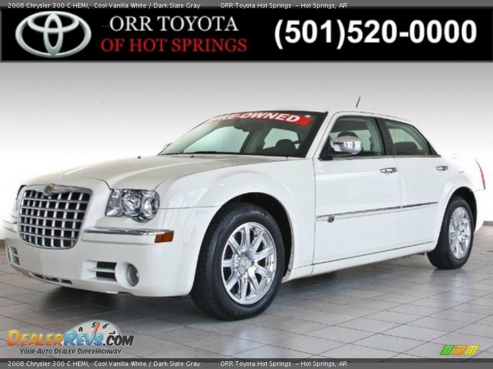 2008 Chrysler 300 C HEMI Cool Vanilla White / Dark Slate Gray Photo #1