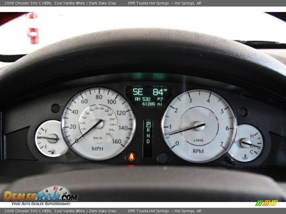 2008 Chrysler 300 C HEMI Cool Vanilla White / Dark Slate Gray Photo #10