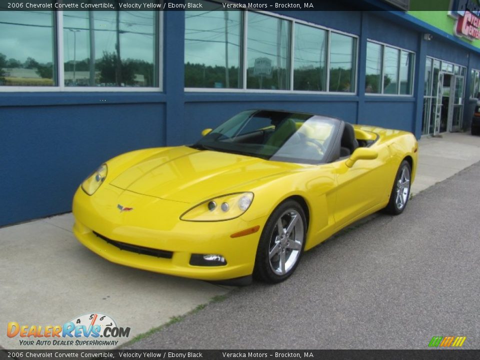2006 Chevrolet Corvette Convertible Velocity Yellow / Ebony Black Photo #1