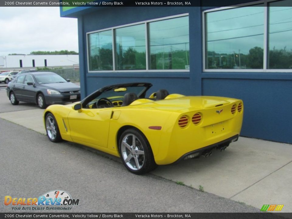 2006 Chevrolet Corvette Convertible Velocity Yellow / Ebony Black Photo #4