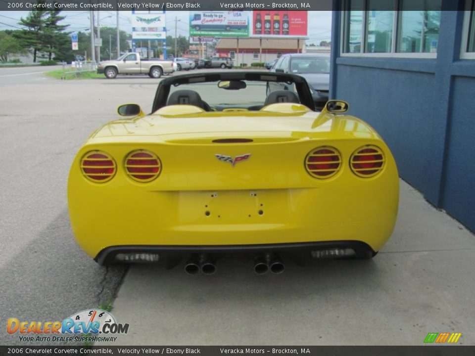 2006 Chevrolet Corvette Convertible Velocity Yellow / Ebony Black Photo #5