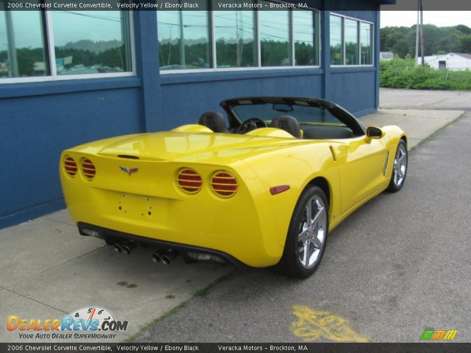 2006 Chevrolet Corvette Convertible Velocity Yellow / Ebony Black Photo #6